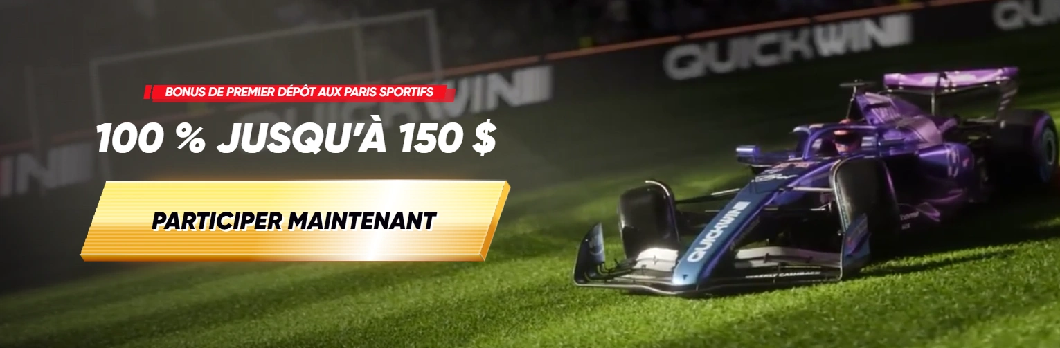 Bonus de bienvenue QuickWin Casino